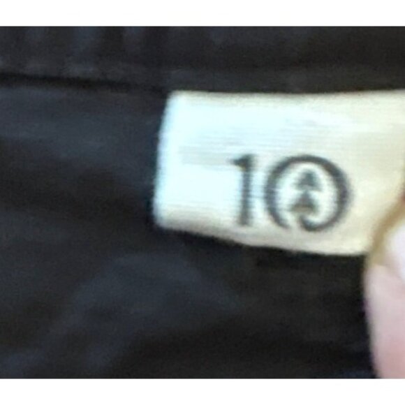 Mens Tentree Shorts Black Organic Cotton & Hemp Blend Chino Size 32 - Picture 3 of 8